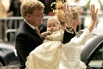 Den Haag 12 juni 2004
Doop Prinses Amalia in grote kerk Den Haag.
Prins Willem Alexander en Maxima met Prinses Amalia