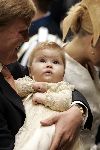 Den Haag 12 juni 2004
Doop Prinses Amalia in grote kerk Den Haag.
Prins Willem Alexander met prinses Amalia en Maxima