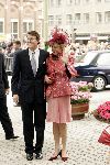 Den Haag 12 juni 2004
Doop Prinses Amalia in grote kerk Den Haag.
Prinses Laurentien met Prins Constantijn