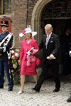 Den Haag 12 juni 2004
Doop Prinses Amalia in grote kerk Den Haag.
Prinses Margriet en Pieter v Vollenhoven