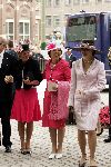 Den Haag 12 juni 2004
Doop Prinses Amalia in grote kerk Den Haag.
Prinses Victoria van Zweden Prinses Margriet en Prinses Irene