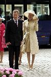 Den Haag 12 juni 2004
Doop Prinses Amalia in grote kerk Den Haag.
Prinses Mathilde en Prins Filip van Belgie