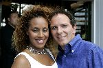 Vinkeveen 11 juni 2004
Presentatie cd Robert Leroy bij de plashoeve.
Robert Leroy met Glennis Grace