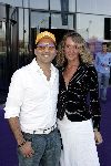 Rotterdam 14 juni 2004
Marco Borsato in de kuip. Rodrigo Otazu met en vriendin. op de achtergrond zijn vriend