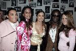 Bloemendaal 2 juni 2004
Feestje Jacky bij strandtent Vroeger.
Regilio Tuur met Rosanna Lima