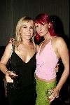Amsterdam 17 juni 2004
Feestje Playboy in convention Center.
Tanja Jess met Cindy Pielstroom
