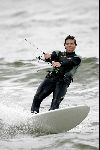 Bloemendaal 2 juni 2004
Wouter Nicolaas kite surfen in Bloemendaal