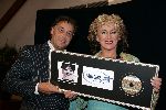 Amsterdam 8 juni 2005
Presentatie cd Karin Bloemen in Carre.
 Karin met Aad Ouborg