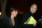 Rotterdam 6 juni 2005
Uitreiking Johnny Kraaykamp musical awards.
Astrid Joosten met man