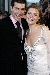 Rotterdam 6 juni 2005
Uitreiking Johnny Kraaykamp Musical awards.
Celine Purcell met vriend