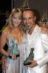 Rotterdam 6 juni 2005
Uitreiking Johnny Kraaykamp Musical awards in nieuwe  luxor.
Stanley Burleson en Chantal Janzen