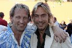 Amsterdam 19 juni 2005
Premiere de Cameleon in pathe arena.
Chris Zegers met Steven de Jong