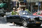 Amsterdam 18 juni 2005
Connie Breukhoven met Marvin Shanne en Edwin in Bentley Cabrio op de cornelis schuytstraat