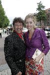 Heemskerk 10 juni 2005
Trouwen Sylvie Meis en Rafael v d Vaart in Heemskerk.
David Endt met vrouw
