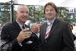 Amsterdam 14 juni 2005
Haringparty bij hilton hotel.
Ernest Jansen met collega
