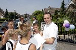 Fijnaart 23 juni 2005
Frans Bauer Mariska Bauer Frans Bauer jr Christiaan Bauer en Jan Bauer op luchtkussen. met fans