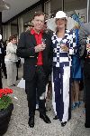 Amsterdam 14 juni 2005
Haringparty bij hilton hotel.
Frans Molenaar met assistente