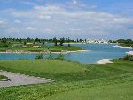 Baden bij Wenen 
Golfclub Fontana
Hole 17 met op achtergrond clubhuis.