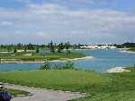 Baden bij Wenen 
Golfclub Fontana
Hole 17 met op achtergrond clubhuis.