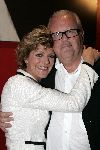 Rotterdam 6 juni 2005
Uitreiking Johnny Kraaykamp Musical awards in nieuwe  luxor.
Simone Kleinsma met Guus Verstraete