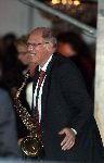 Scheveningen 9 juni 2005
Maxima  zwanger en Prins Willem Alexander bij strandtent Wij.
Feestje van Wapem.  Hans Dijkstal met saxofoon