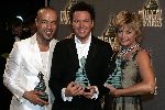 Rotterdam 6 juni 2005
Uitreiking Johnny Kraaykamp Musical awards in nieuwe  luxor.
Stanley Burleson en Jamai en Vera Mann