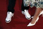 Amsterdam 6 juni 2005
Uitreiking Johnny Kraaykamp musical awards in Nieuwe luxor.
Jim Bakkum zijn witte sportschoenen