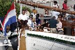Muiden 18 juni 2005
Koningin Beatrix varen met de groene Draeck