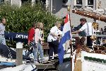 Muiden 18 juni 2005
Koningin Beatrix varen met de groene Draeck