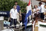 Muiden 18 juni 2005
Koningin Beatrix varen met de groene Draeck
