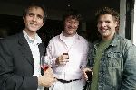 Bloemendaal 1 juni 2005
Haringparty radio noordzee.
Leo de Later en Toine v Peperstraten en Frits Sissing