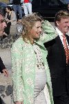 Scheveningen 9 juni 2005
Maxima  zwanger en Prins Willem Alexander bij strandtent Wij.
Feestje van Wapem.