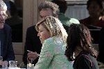 Scheveningen 9 juni 2005
Maxima  zwanger en Prins Willem Alexander bij strandtent Wij.
Feestje van Wapem.