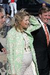 Scheveningen 9 juni 2005
Maxima  zwanger en Prins Willem Alexander bij strandtent Wij.
Feestje van Wapem.