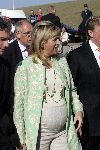 Scheveningen 9 juni 2005
Maxima  zwanger en Prins Willem Alexander bij strandtent Wij.
Feestje van Wapem.
