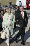 Scheveningen 9 juni 2005
Maxima  zwanger en Prins Willem Alexander bij strandtent Wij.
Feestje van Wapem.