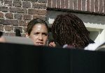 Amsterdam 14 juni 2005
Patty brard  met haar dochter Priscilla ( en vriendje ? ) 
op terras bij Werck.