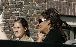 Amsterdam 14 juni 2005
Patty brard  met haar dochter Priscilla ( en vriendje ? ) 
op terras bij Werck.