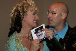 Amsterdam 8 juni 2005
Presentatie cd Karin Bloemen in Carre.
 Karin met Rob Kamphues