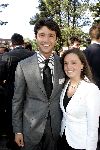 Amsterdam 14 juni 2005
Haringparty bij hilton hotel.
Sander Lusink met zijn assistente Gaby Hillary van Oger kledinggroep