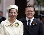 Heemskerk 10 juni 2005
Trouwen Sylvie Meis en Rafael v d Vaart
Soren Lerby met zijn vrouw Arlette