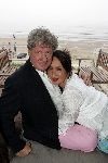 Bloemendaal 1 juni 2005
haringparty radio Noordzee bij tropen aan zee.
Willibrord Frequin met zijn vriendin Suzanne