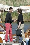 Muiden 28 mei 2005
Koningin Beatrix varen met Mabel Wisse Smit prinses Luana en prins Friso