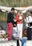 Muiden 28 mei 2005
Koningin Beatrix varen met Mabel Wisse Smit prinses Luana en prins Friso