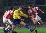 Eindhoven, 13 Maart 1999
PSV-SC Cambuur 3-0
v.l.n.r.: Yuri Nikiforov,....... en Andre Ooijer

PETER SMULDERS  B.V.