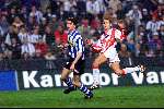 Eindhoven 9 Maart 1999
EVV-PSV 0-5
Gilles de Bilde heeft 0-4 laten aantekenen
Links op de foto