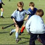 Junior Smulders spelend voor Tegenbosch JE-3
Hockey
13 maart 1999