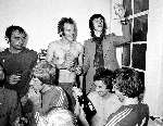 Eindhoven, 11 mei 1975
PSV Landskampioen 1974/1975
Op de foto v.l.n.r.: Pleun Strik, Willy v d Kerkhof, Ralf Edstrom,Peter Kemper, Willy v d Kuylen en Harry Lubse