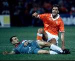 6 September 1995
Rene Eijkelkamp spelend voor het nederlands elftal tegen Wit Rusland