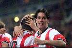 Eindhoven, 13 Maart 1999
Ruud v Nistelrooy blij